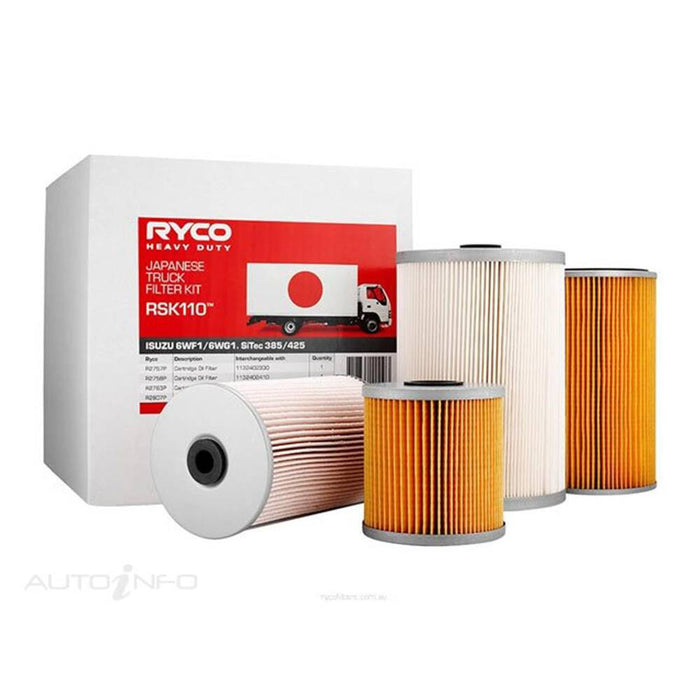 Ryco Service Kit to suit Isuzu CXY51/CXZ51/CXY52/CXZ52/EXD52/EXY5 - RSK110