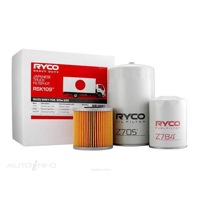Ryco Service Kit to suit Isuzu FRR32/FSR32/ FTR32/FVD32/FRV32 - RSK109