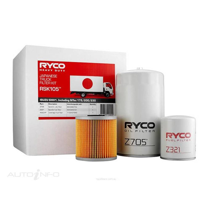 Ryco Service Kit to suit Isuzu FRR33/FSR33/FTR33/FVR33 - RSK105