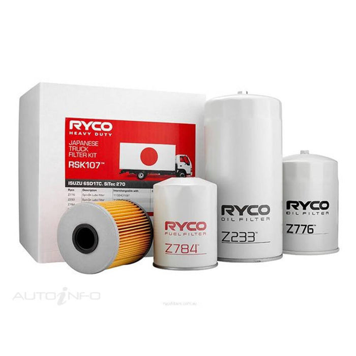 Ryco Service Kit to suit Isuzu FVD23/FVL23/FVM23/FVR23 FVY23 - RSK107