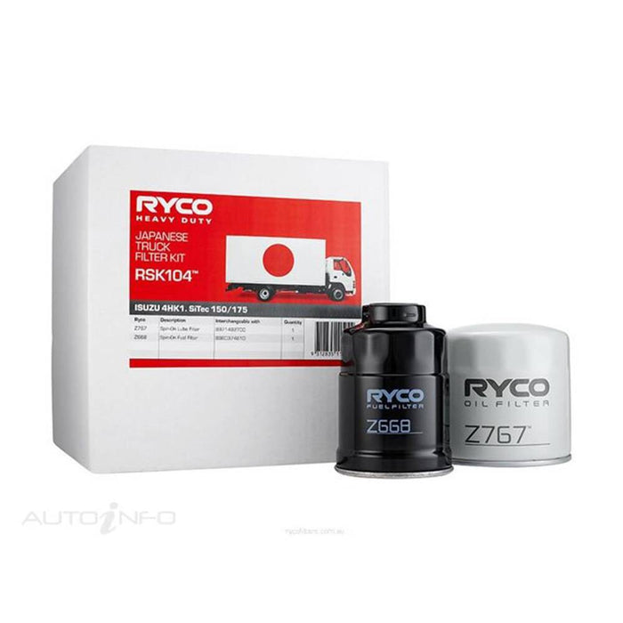Ryco Service Kit to suit Isuzu NPR75/NPS75/NQR7 - RSK104