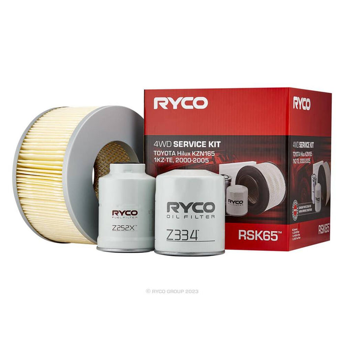 Ryco Service Kit to suit Toyota Hilux KZN165 - RSK65