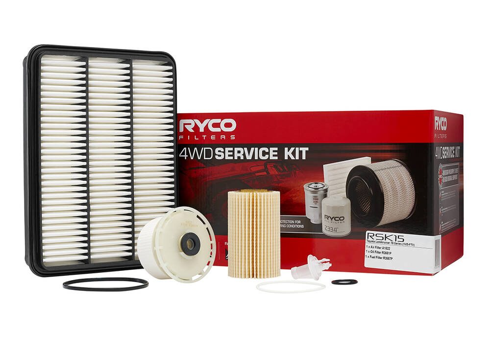 Ryco Service Kit to suit Toyota Landcruiser 70 Series - RSK15