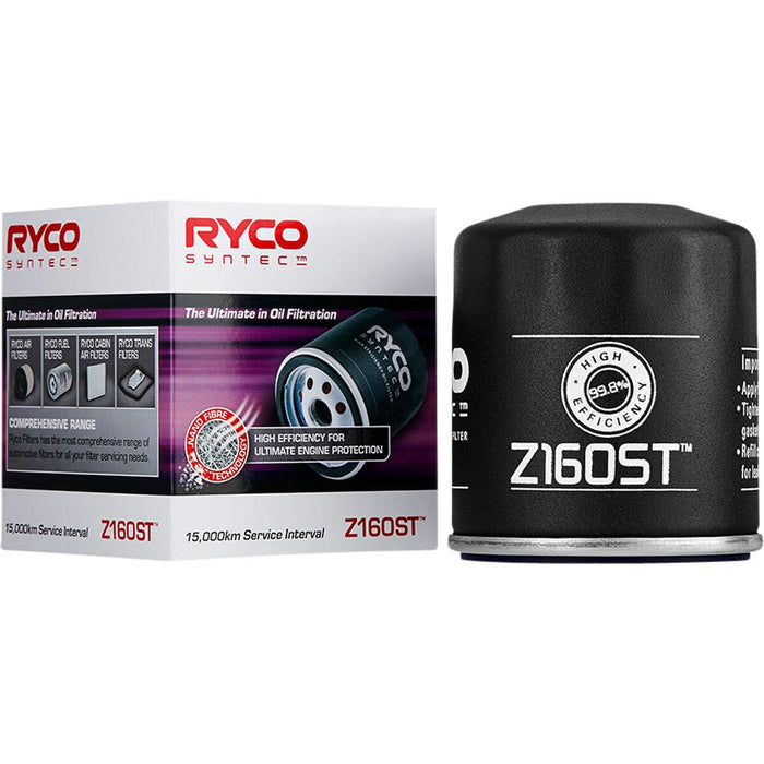 Ryco SynTec Oil Filter - Z160ST (Interchangeable with Z160)