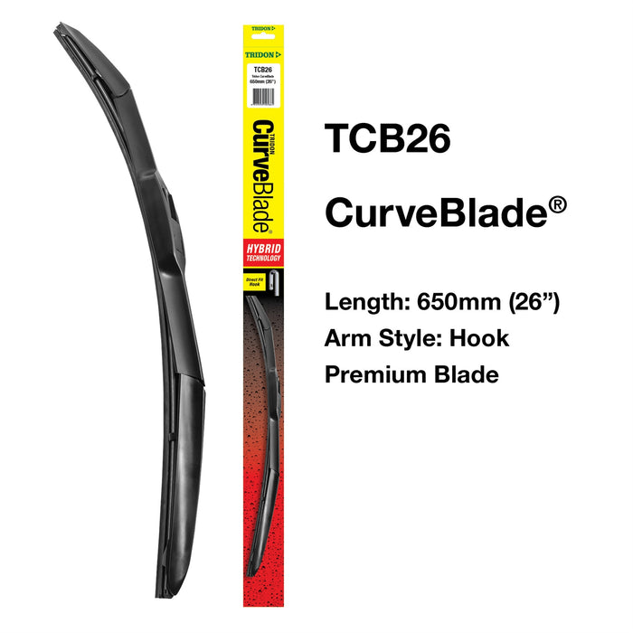 TCB26 - Wiper Tridon CurveBlade® - Hook