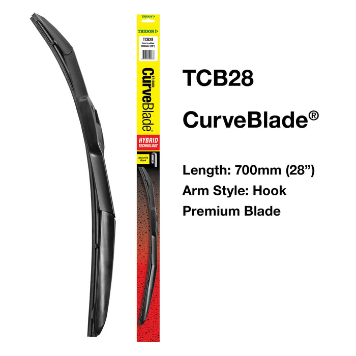 TCB28 - Wiper Tridon CurveBlade® - Hook