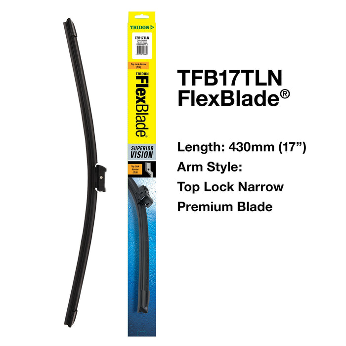 TFB17TLN - Wiper Tridon FlexBlade® - Top Lock Narrow