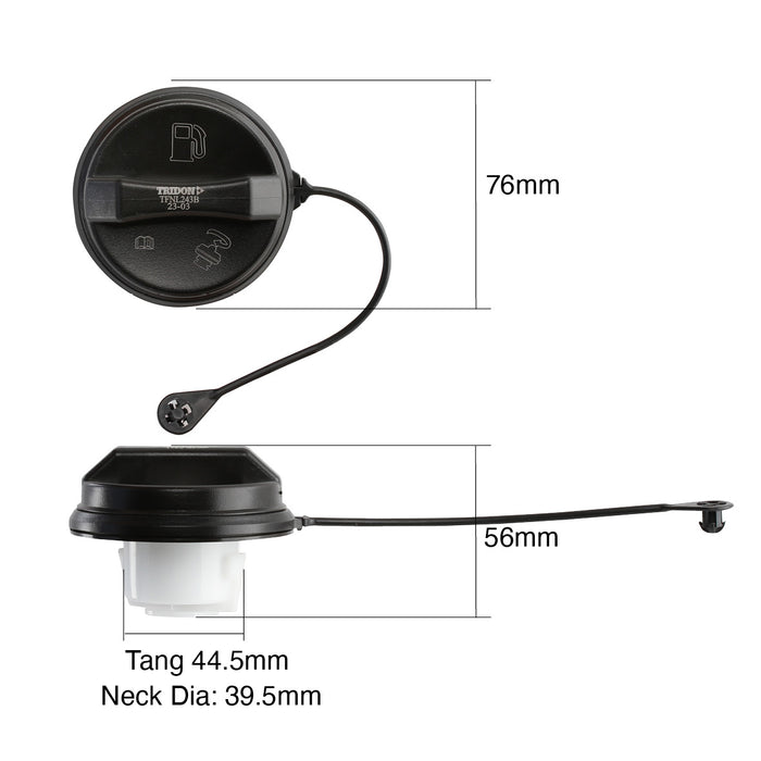 TFNL243 - Fuel Cap (Non Locking)