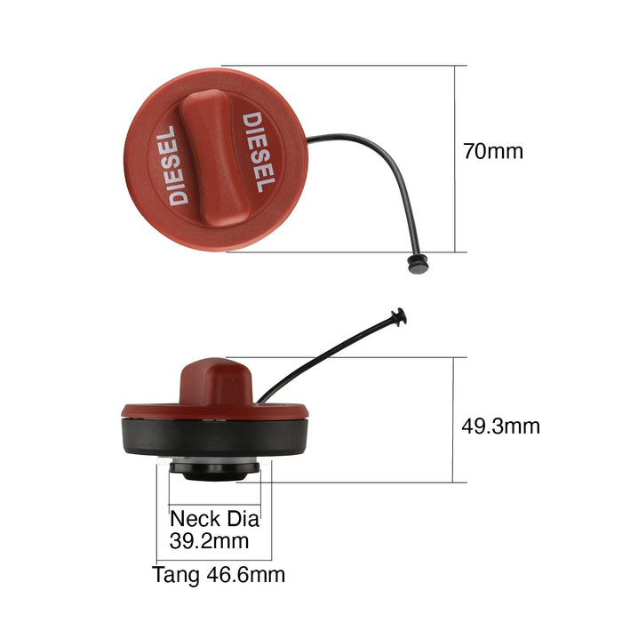 TFNL245 - Fuel Cap (Non Locking)