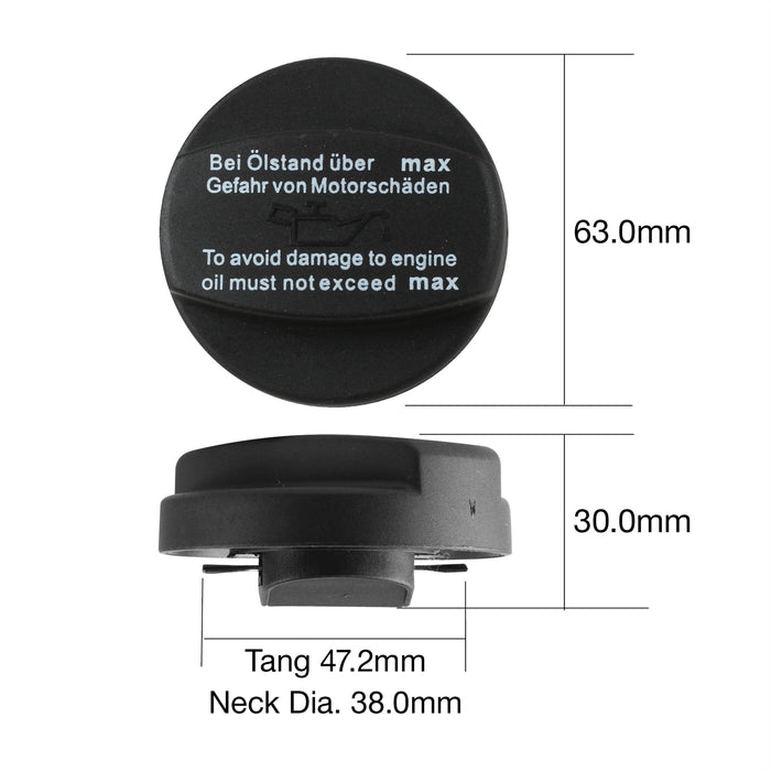 TOC550 - Oil Cap