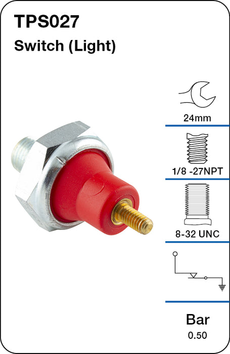 TPS027 - Oil Pressure Switch (Light)