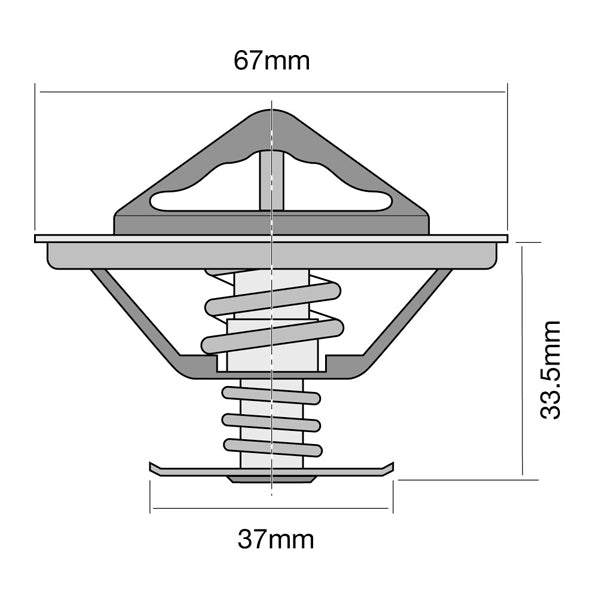 TT246-180 - Thermostat (High Flow)