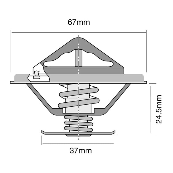 TT247-174 - Thermostat (High Flow)