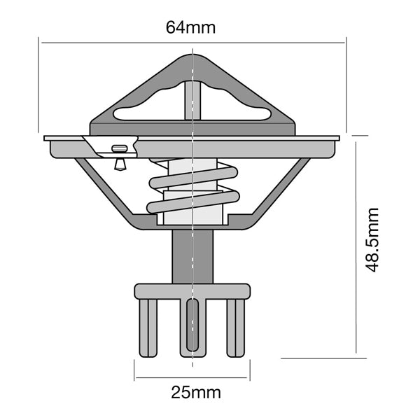 TT268-160 - Thermostat (High Flow)