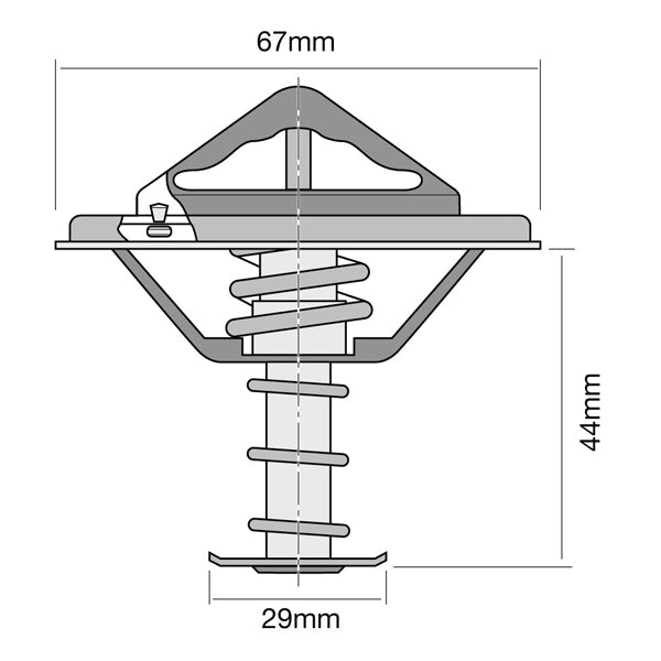 TT269-180 - Thermostat (High Flow)