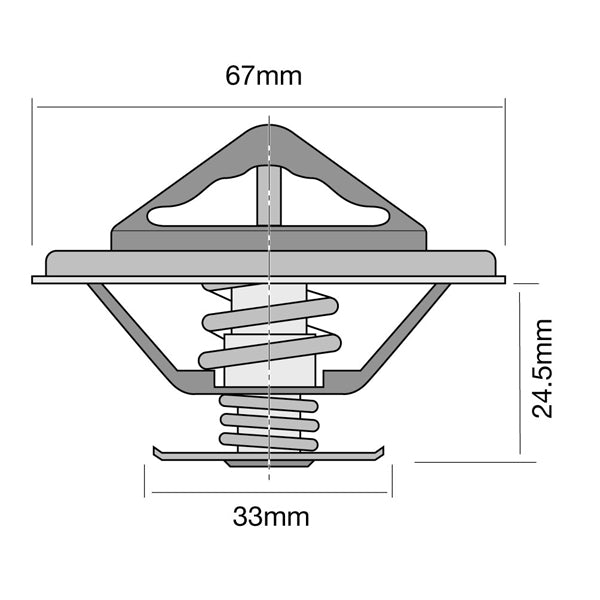 TT273-170 - Thermostat (High Flow)