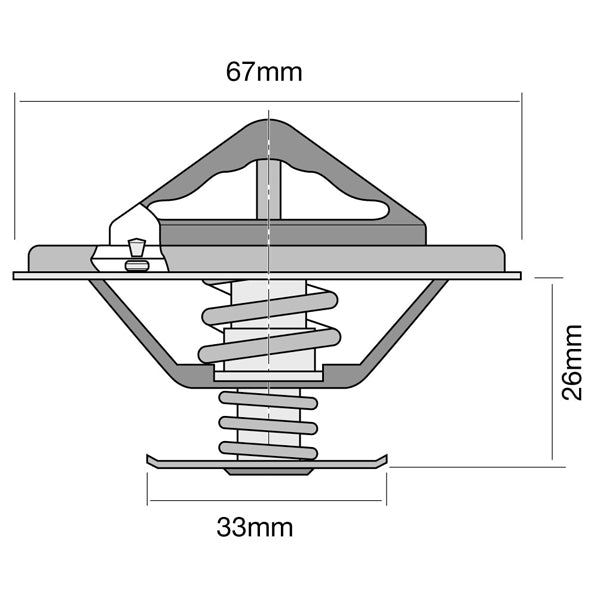 TT274-180 - Thermostat (High Flow)