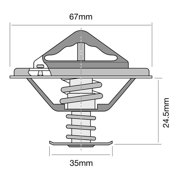TT304-192 - Thermostat (High Flow)