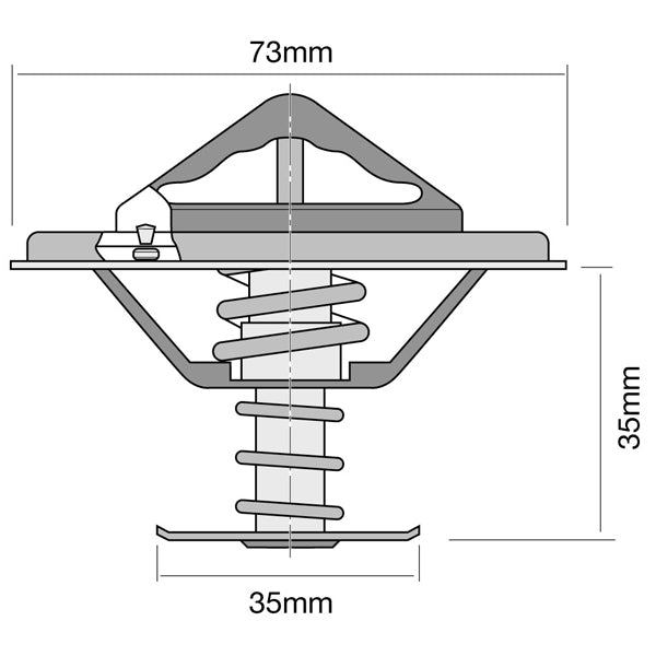 TT331-180 - Thermostat (High Flow)