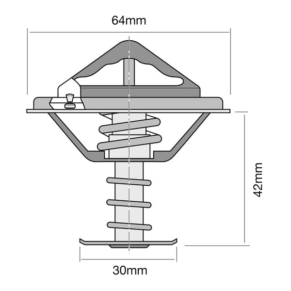 TT332-195 - Thermostat (High Flow)