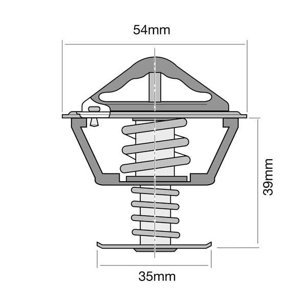 TT354-180P - Thermostat (High Flow)