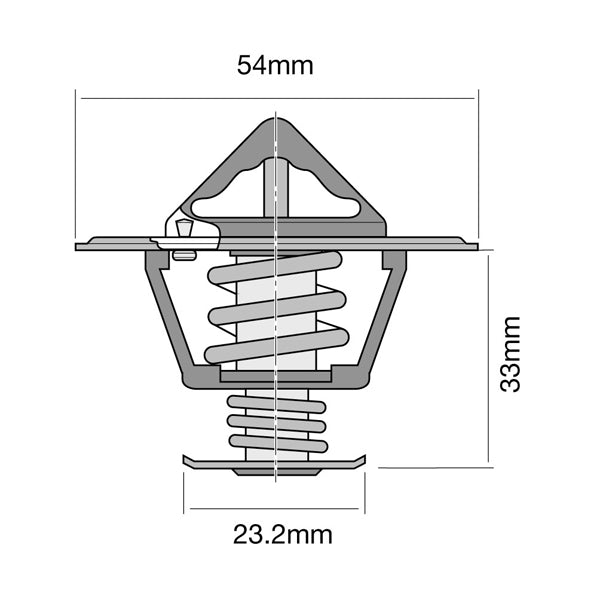 TT382-185 - Thermostat (High Flow)