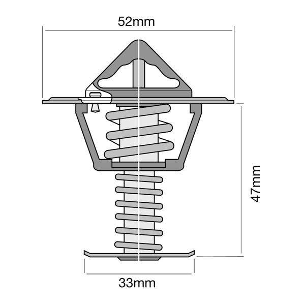 TT412-176 - Thermostat (High Flow)