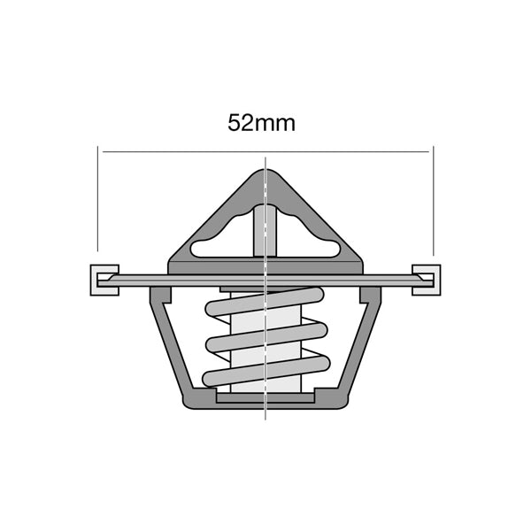 TT457-205 - Thermostat (High Flow)