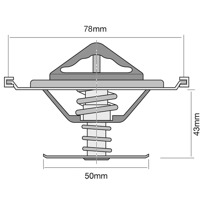 TT519-180P - Thermostat (High Flow)