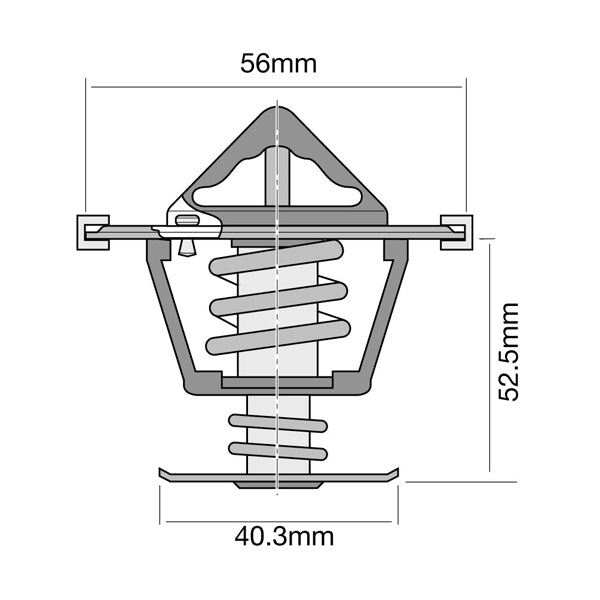 TT523-170 - Thermostat (High Flow)