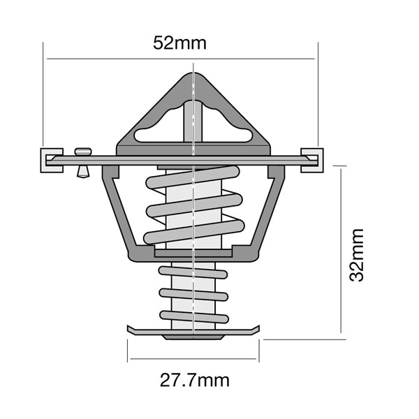 TT528-180 - Thermostat (High Flow)