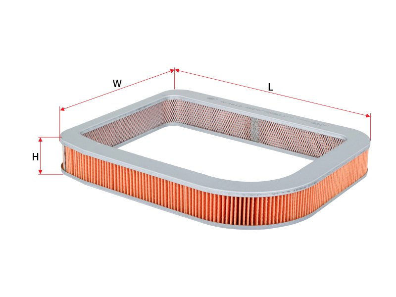 AIR FILTER HONDA D-SHAPED A472 (A-1612)