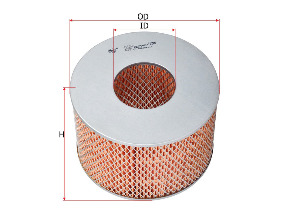 AIR FILTER TOYOTA HILUX/ ISUZU BIGHORN A331 (A-1113)